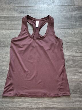 Yogalicious Women's Racerback Tank Top - Mauve Plum